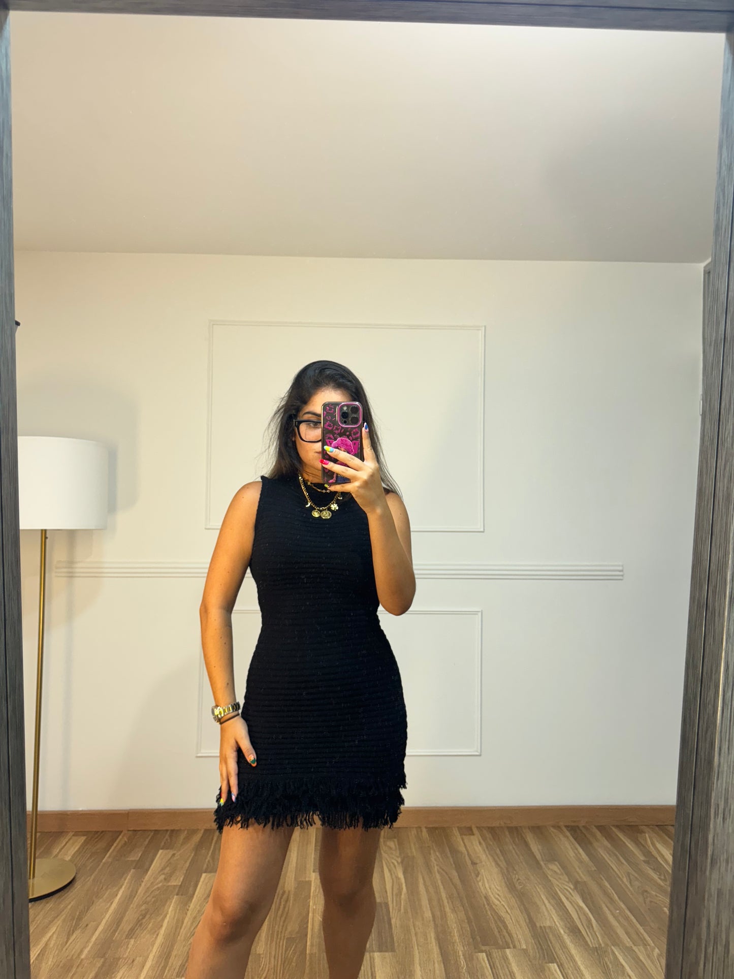 VESTIDO FLECOS