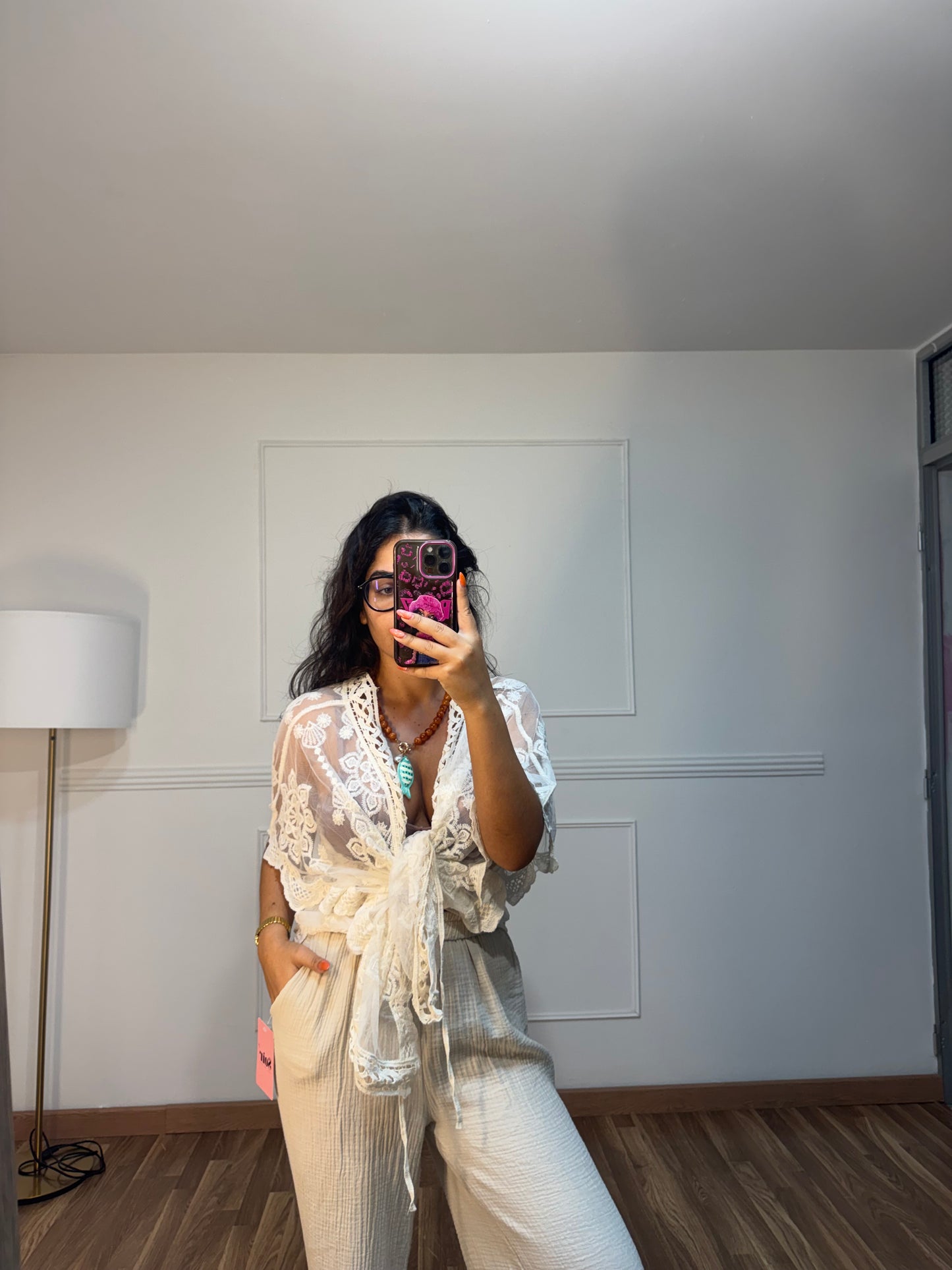 SOBRECAMISA ENCAJE