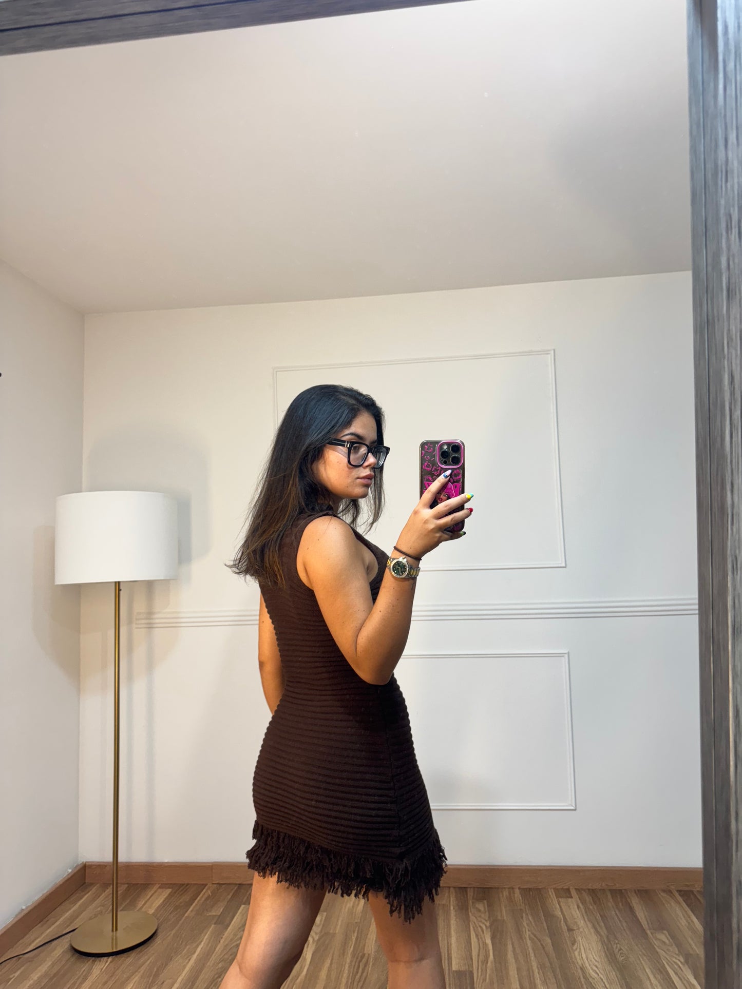 VESTIDO FLECOS