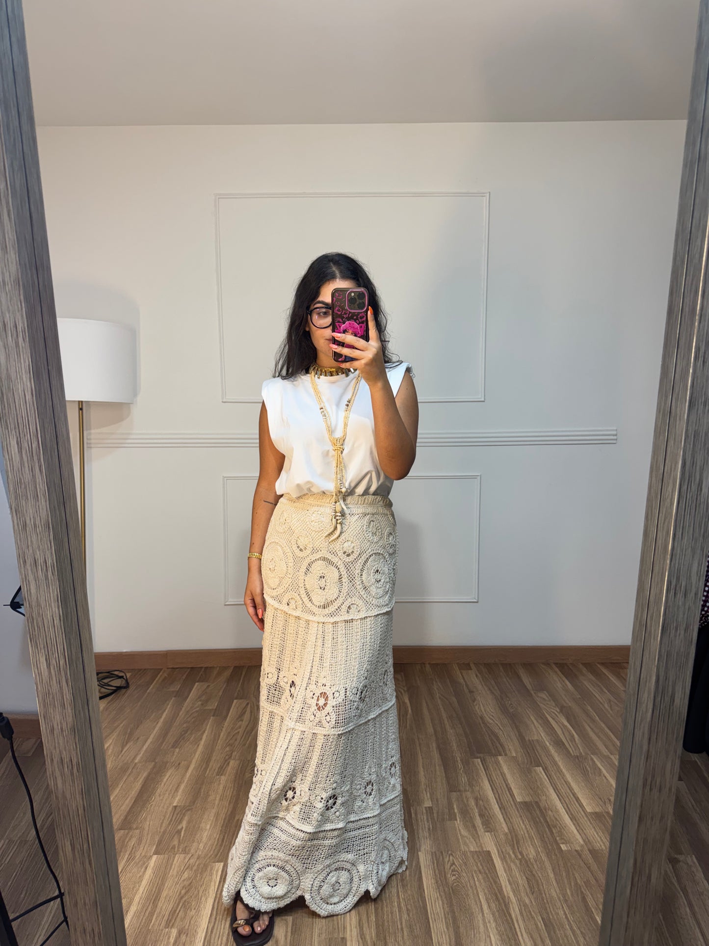 FALDA CROCHET