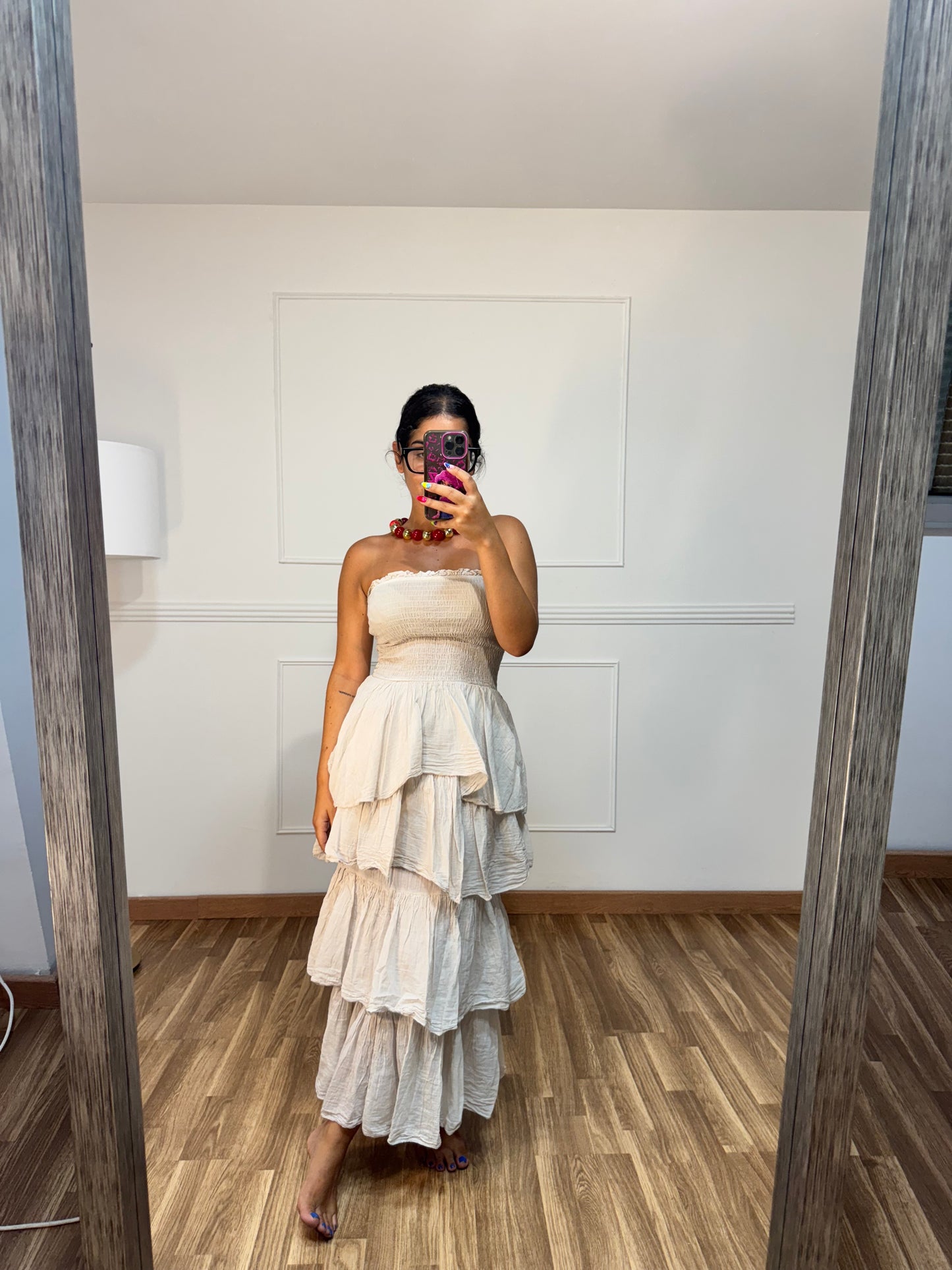 VESTIDO VOLANTE
