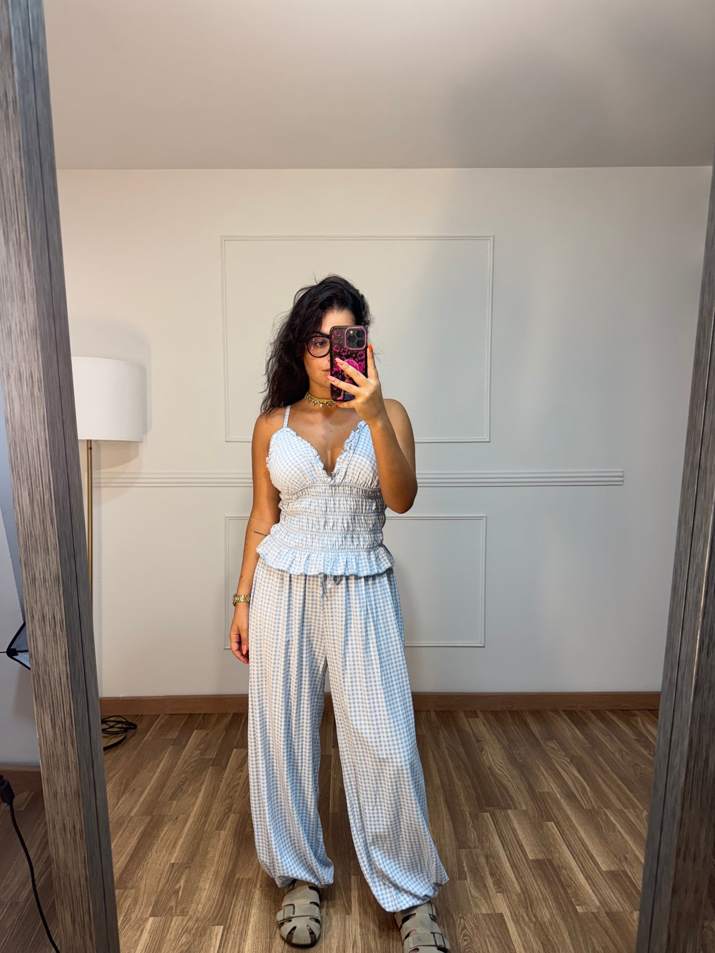 CONJUNTO VICHY VOLANTE