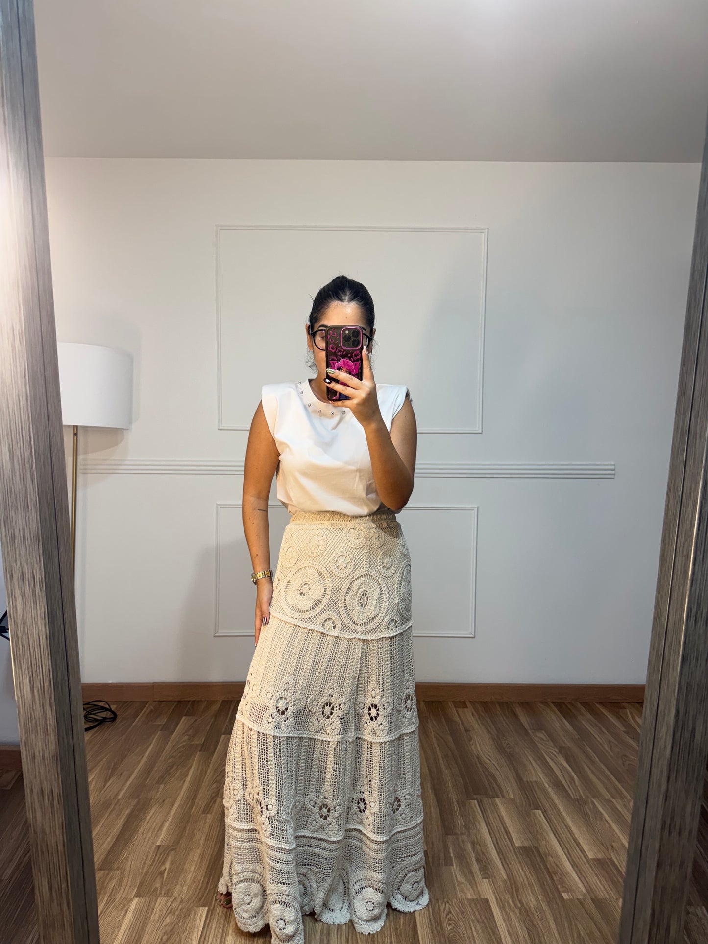 FALDA CROCHET