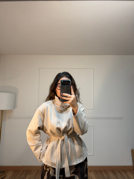 CHAQUETA CUELLO ANTELINA