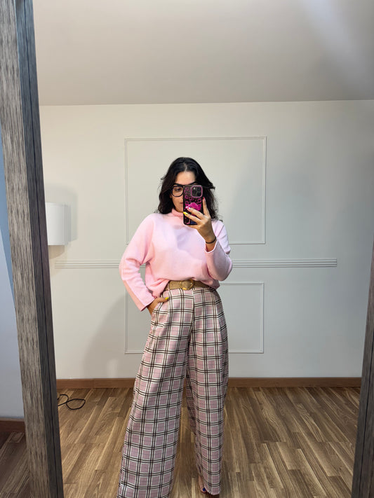 PANTALÓN CUADRO CINTO