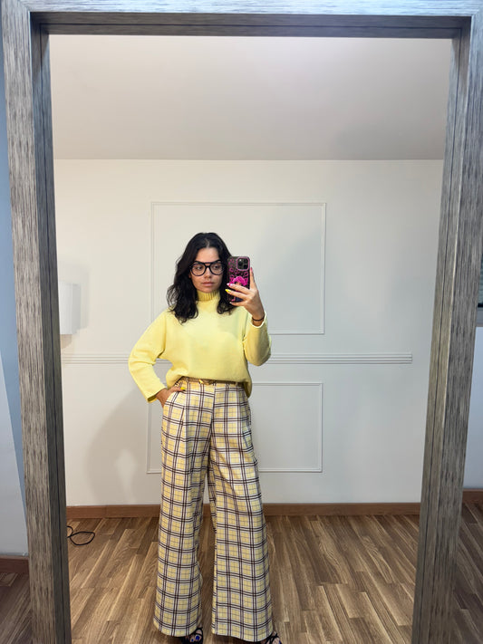 PANTALÓN CUADRO CINTO