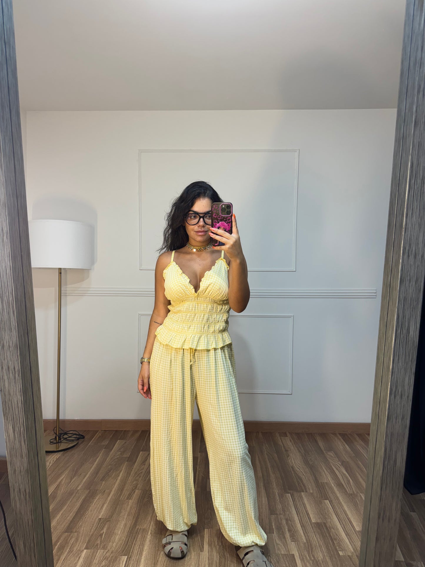 CONJUNTO VICHY VOLANTE