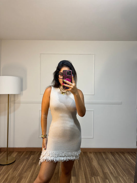 VESTIDO FLECOS