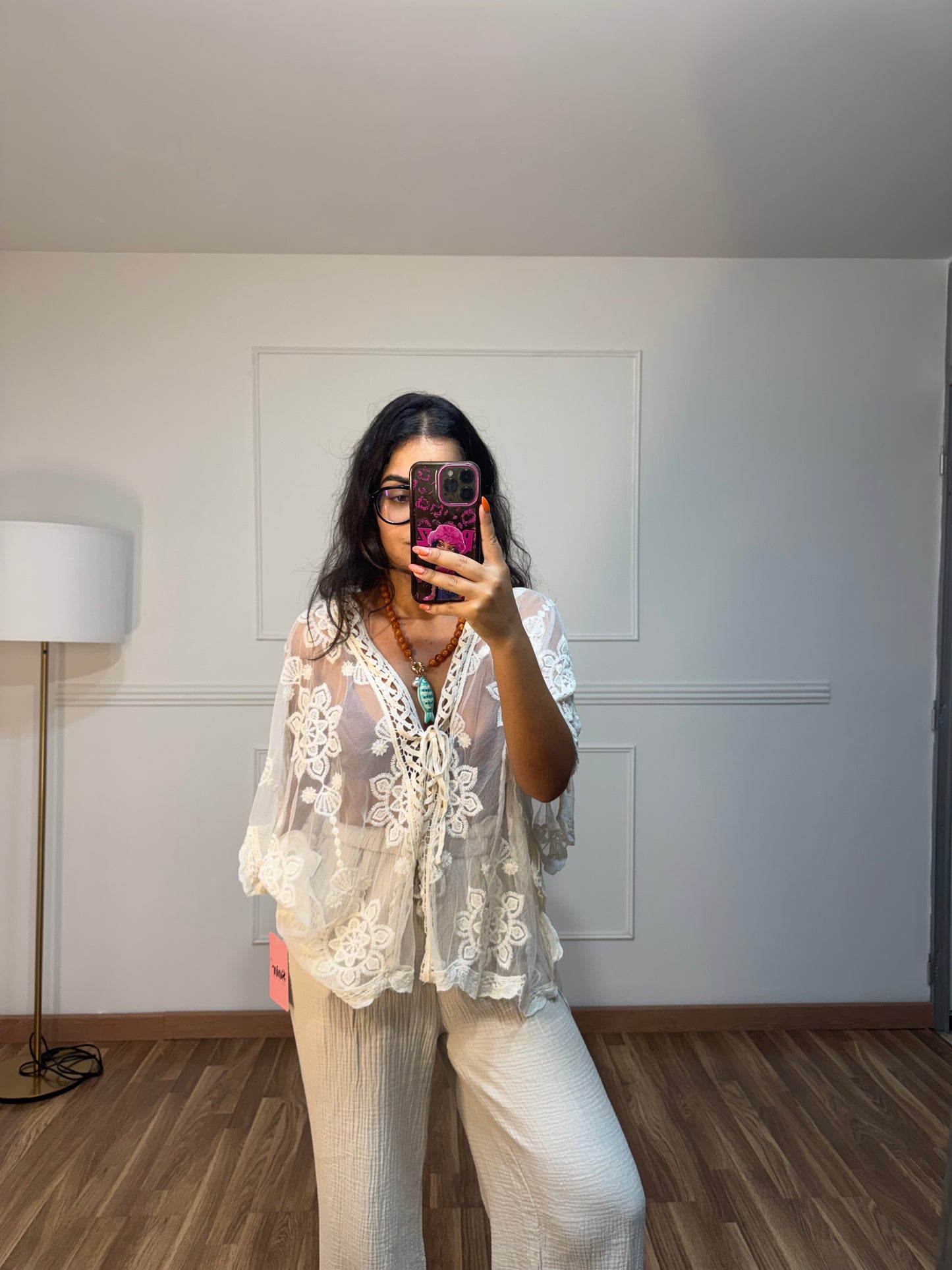SOBRECAMISA ENCAJE