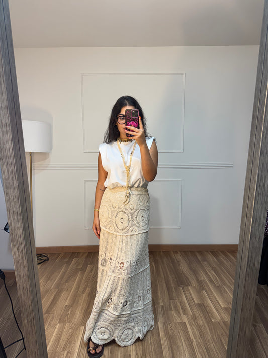 FALDA CROCHET