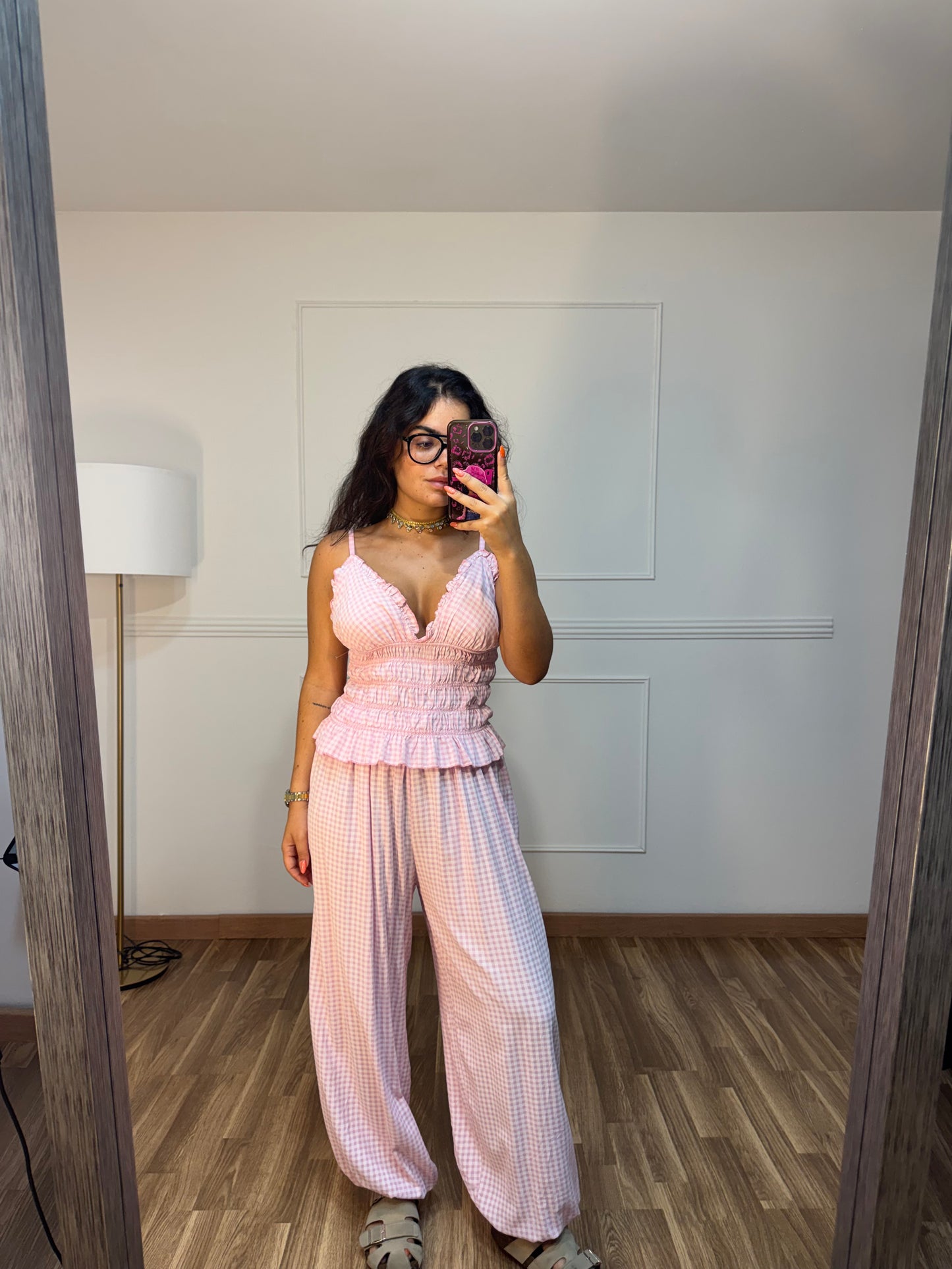 CONJUNTO VICHY VOLANTE