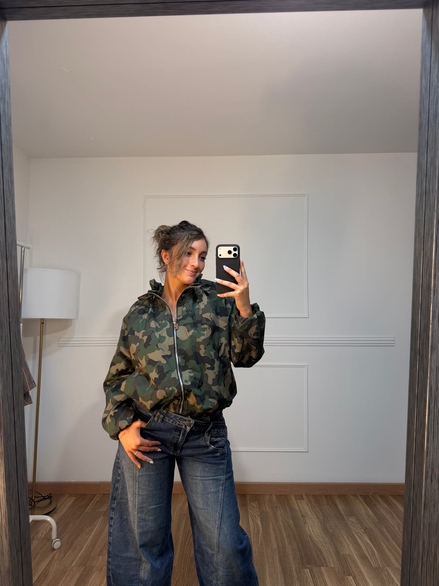 CHAQUETA ESTAMPADO MILITAR